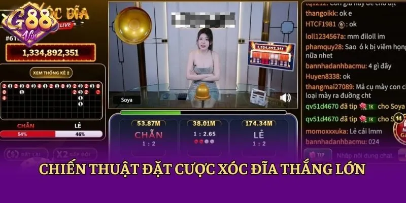 Chiến thuật đặt cược xóc đĩa thắng lớn